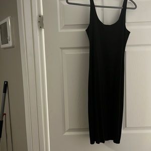 Forever 21 Black Midi Dress
